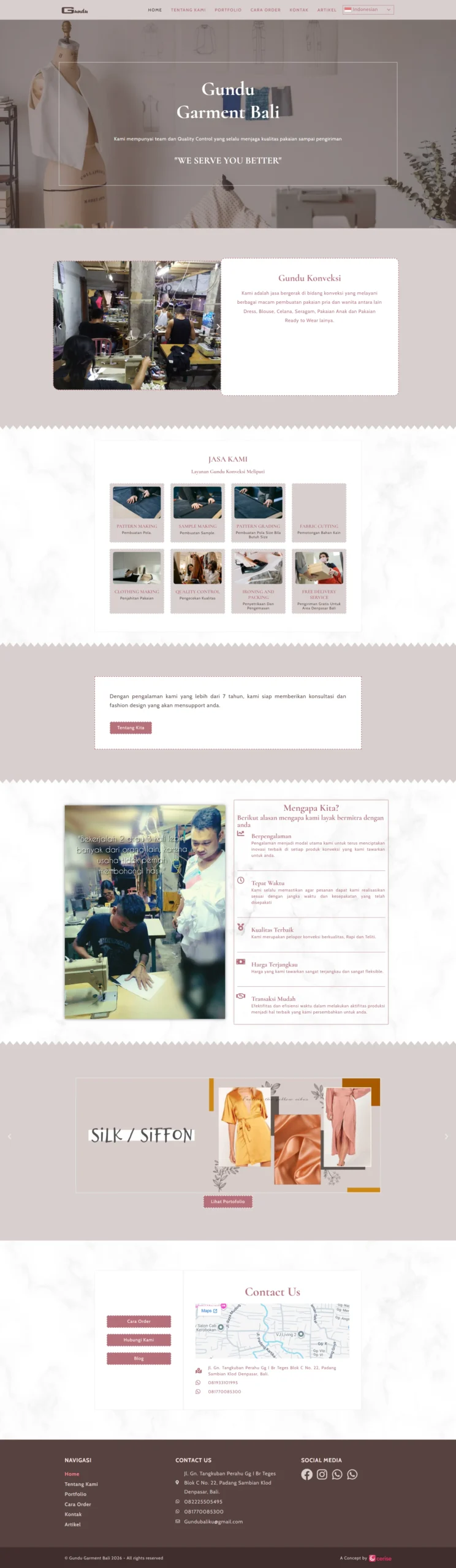 Gundu Garment Bali